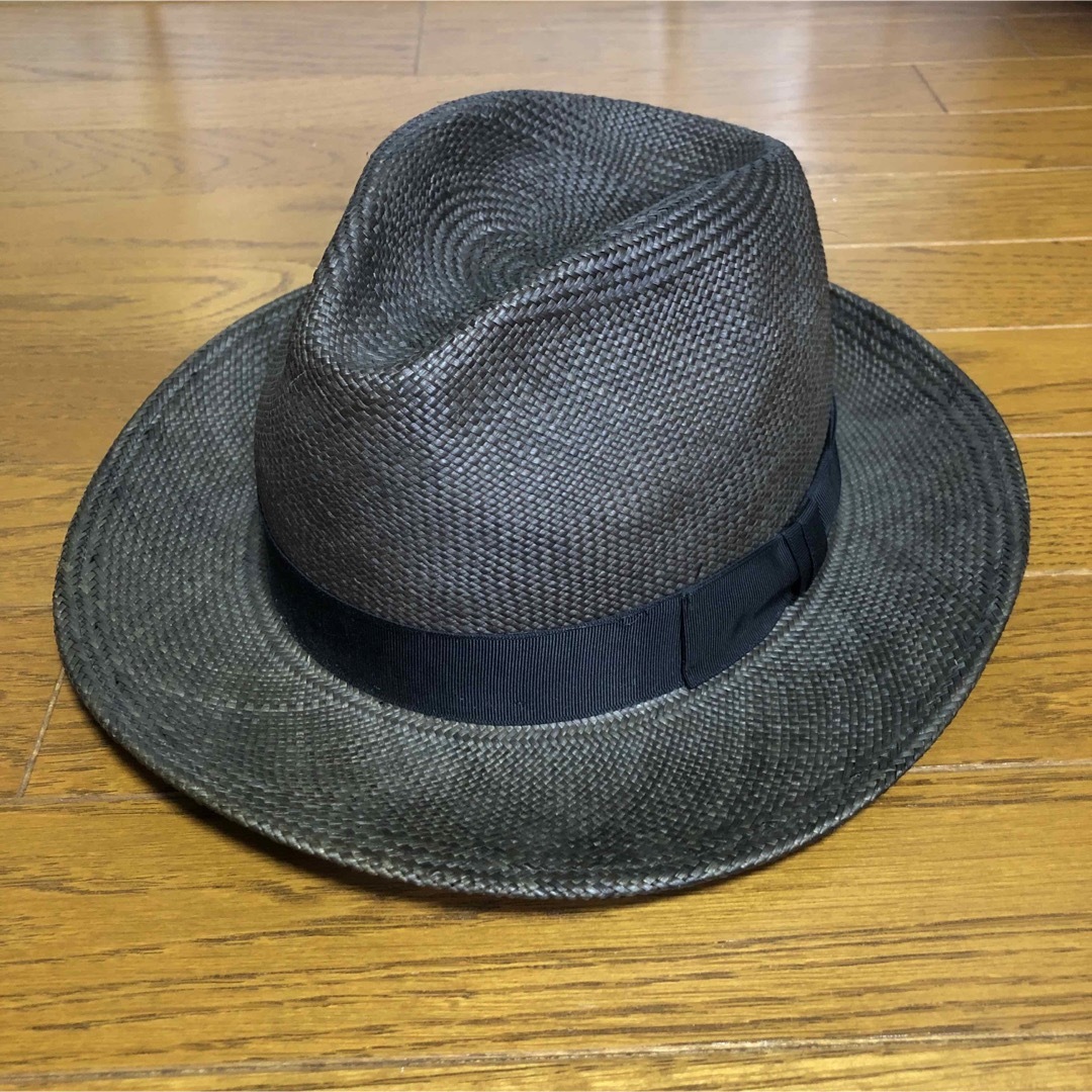 Borsalino ボルサリーノ　パナマ　ハット　ビンテージ　帽子　パナマハットPanamaExt