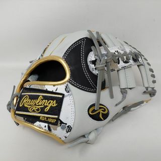 Rawlings - ローリングス 軟式グラブ 内野手用 右投げ用 GR2HOCK4-B/W