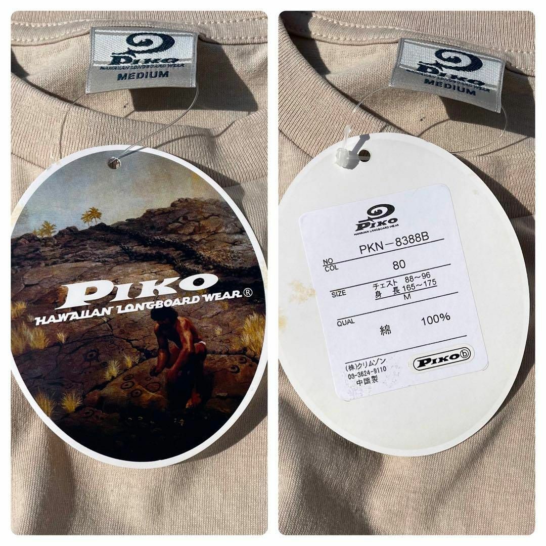 タグ付き 未使用　PIKO 90s デカロゴ サーフ系 Sステッチ Tシャツ