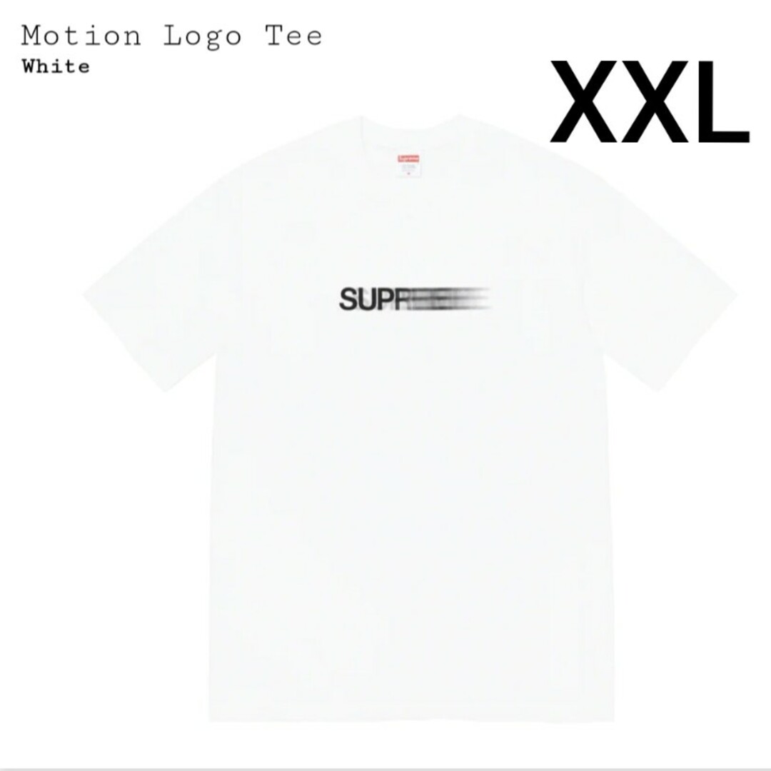 Supreme motion logo tee white xxlarge - Tシャツ/カットソー(半袖/袖