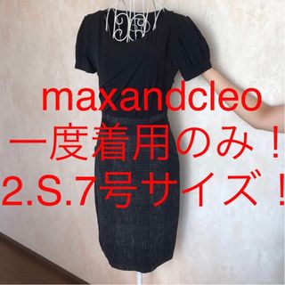 ☆maxandcleo/マックスアンドクレオ☆小さいサイズ！半袖ワンピース2.S(ひざ丈ワンピース)