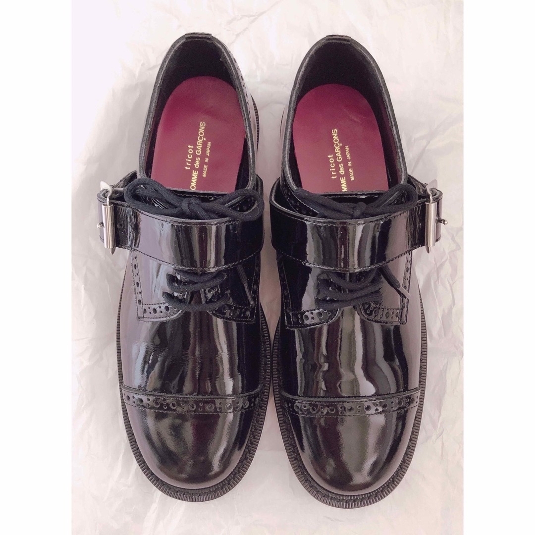 COMME des GARCONS(コムデギャルソン)のコムデギャルソン トリコ tricot ギャルソン ウィングチップ ローファー レディースの靴/シューズ(ローファー/革靴)の商品写真