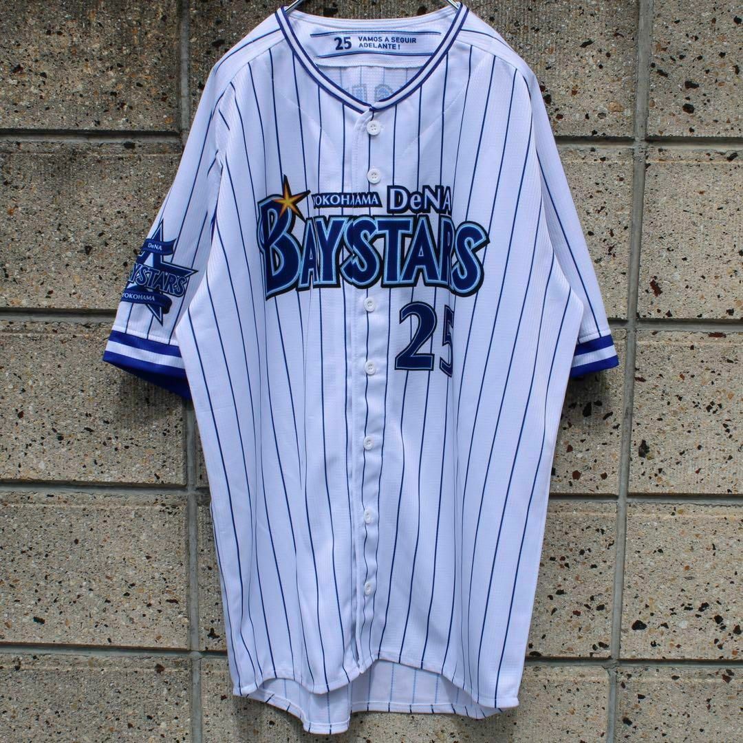YOKOHAMA DeNA BAYSTARS 25 XLサイズ程 ゲームシャツ