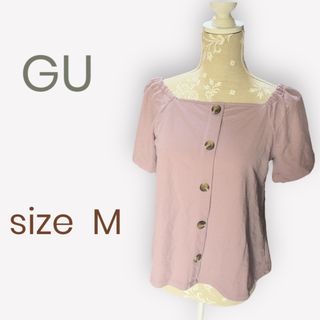 ジーユー(GU)のGU ジーユー オフショルダー GU 2WAYオフショルダーT(カットソー(半袖/袖なし))