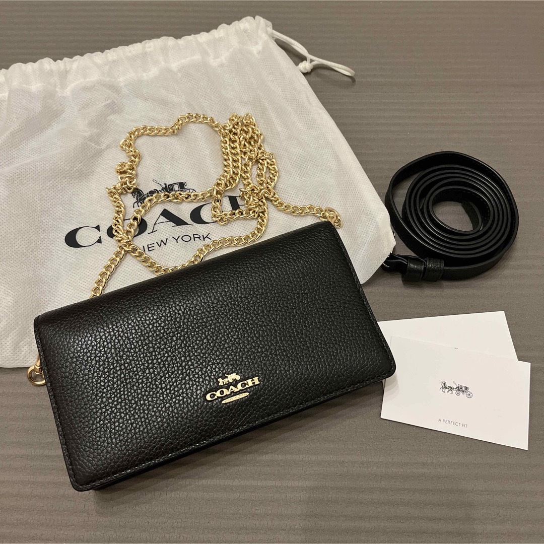 COACH - COACH お財布ショルダー ウォレットショルダー ポシェット ...