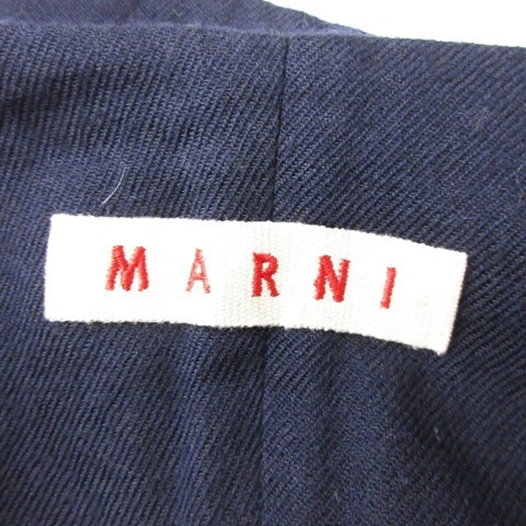 新品 《MARNI》　マルニ　ウールスラックス　紺 46