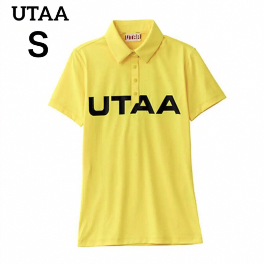 【新品】UTAA♡ゴルフウェア　トップス　ポロシャツ　半袖♡イエロー　黄色　S | フリマアプリ ラクマ