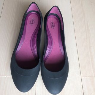 クロックス(crocs)のクロックス 黒 パンプス 25(ハイヒール/パンプス)