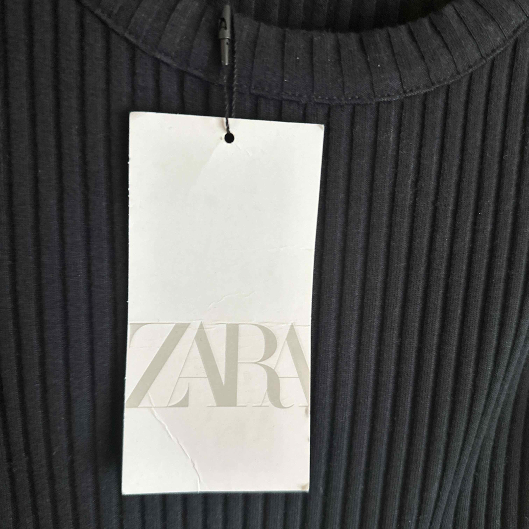 ZARA(ザラ)のZARA カットアウトリブドレス レディースのワンピース(ロングワンピース/マキシワンピース)の商品写真