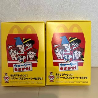 マクドナルド(マクドナルド)のマック　ハッピーセット ウォーリー　パズル　HH5678 HH6789 セット(キャラクターグッズ)