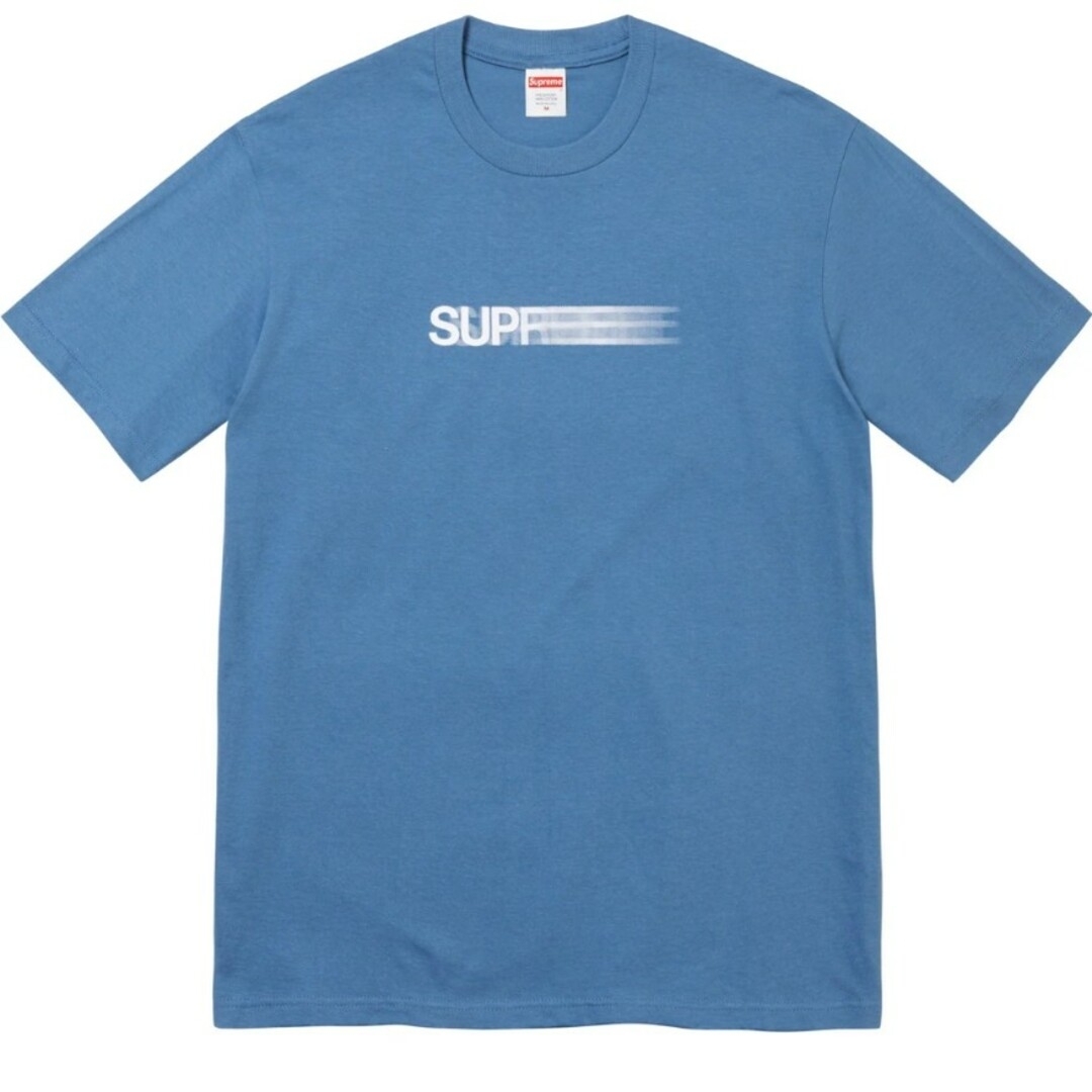 Supreme Motion Logo Tee faded blue