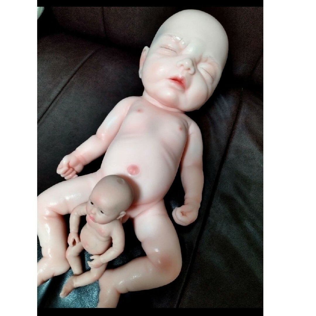 フルシリコンベビー リボーンドールの男の子♪40センチ-