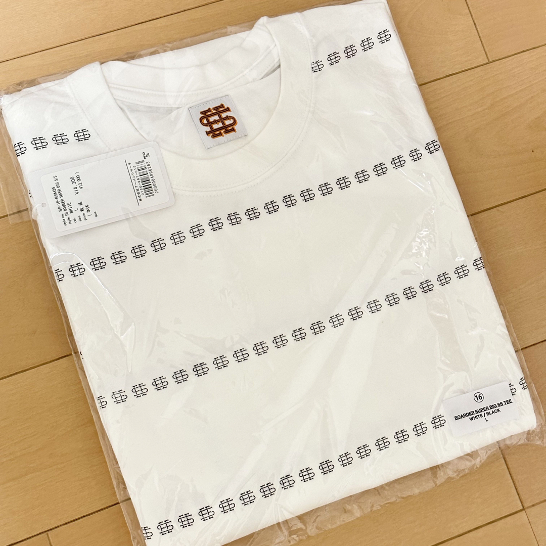 SEESEE SUPER BIG SS TEE "BORDER" WHITE メンズのトップス(Tシャツ/カットソー(半袖/袖なし))の商品写真