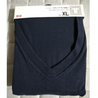 ユニクロ(UNIQLO)のユニクロ　VネックT　半袖　XLサイズ　メンズ(Tシャツ/カットソー(半袖/袖なし))