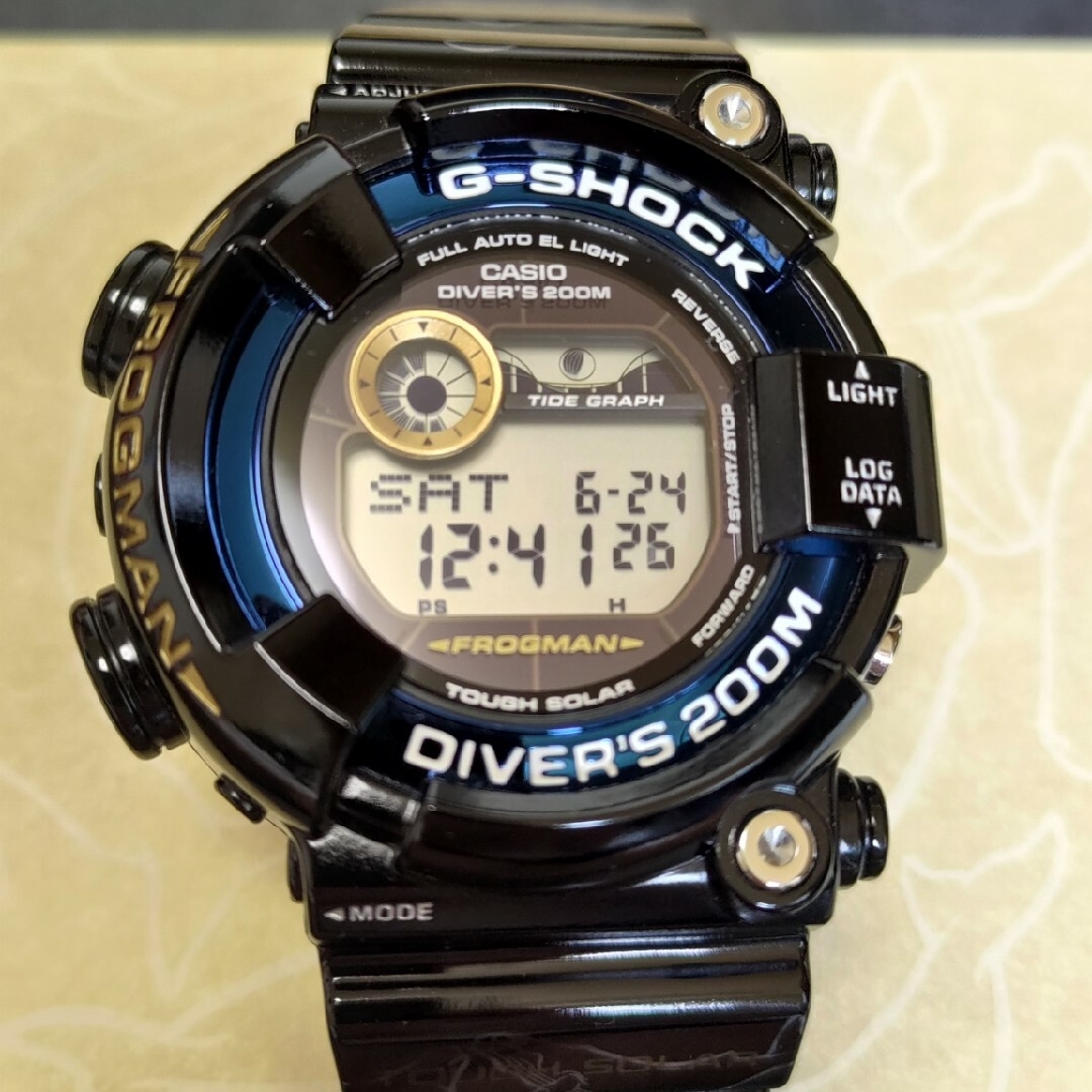 G-SHOCK 2019 イルクジ フロッグマン 染色カスタム品