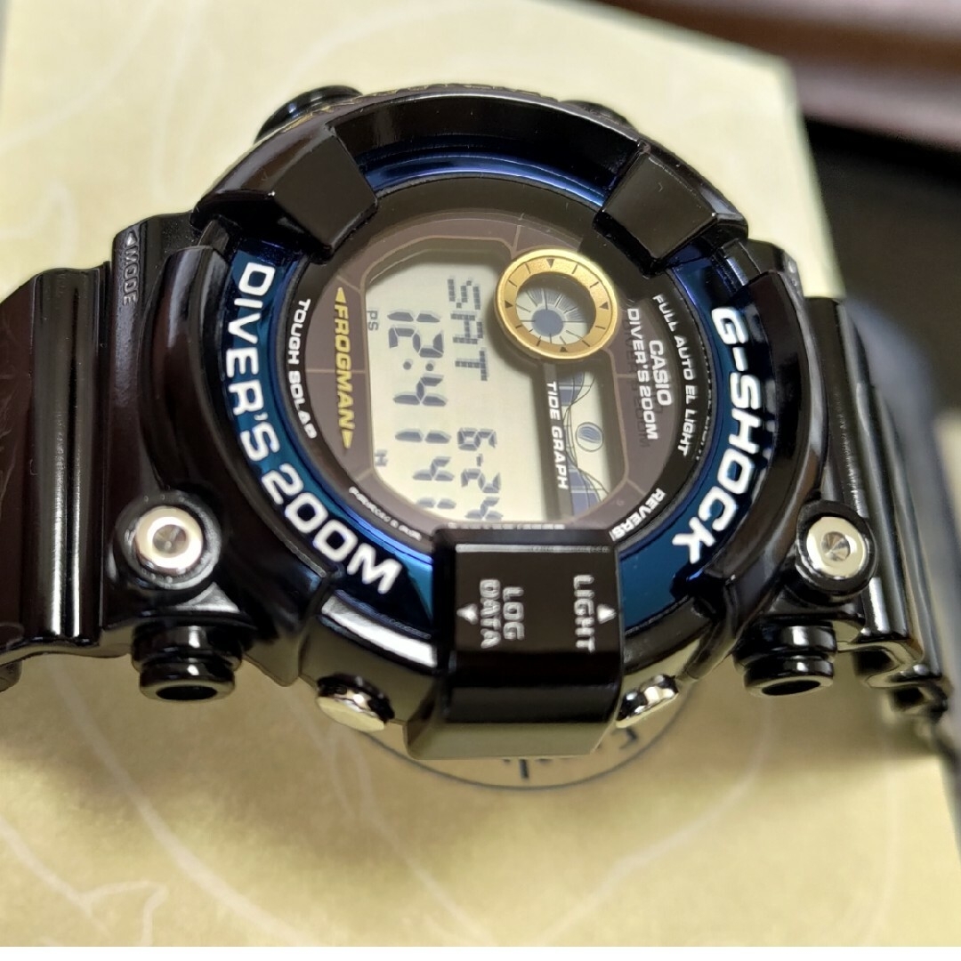 G-SHOCK(ジーショック)の G-SHOCK 2019 イルクジ フロッグマン 染色カスタム品 メンズの時計(腕時計(デジタル))の商品写真