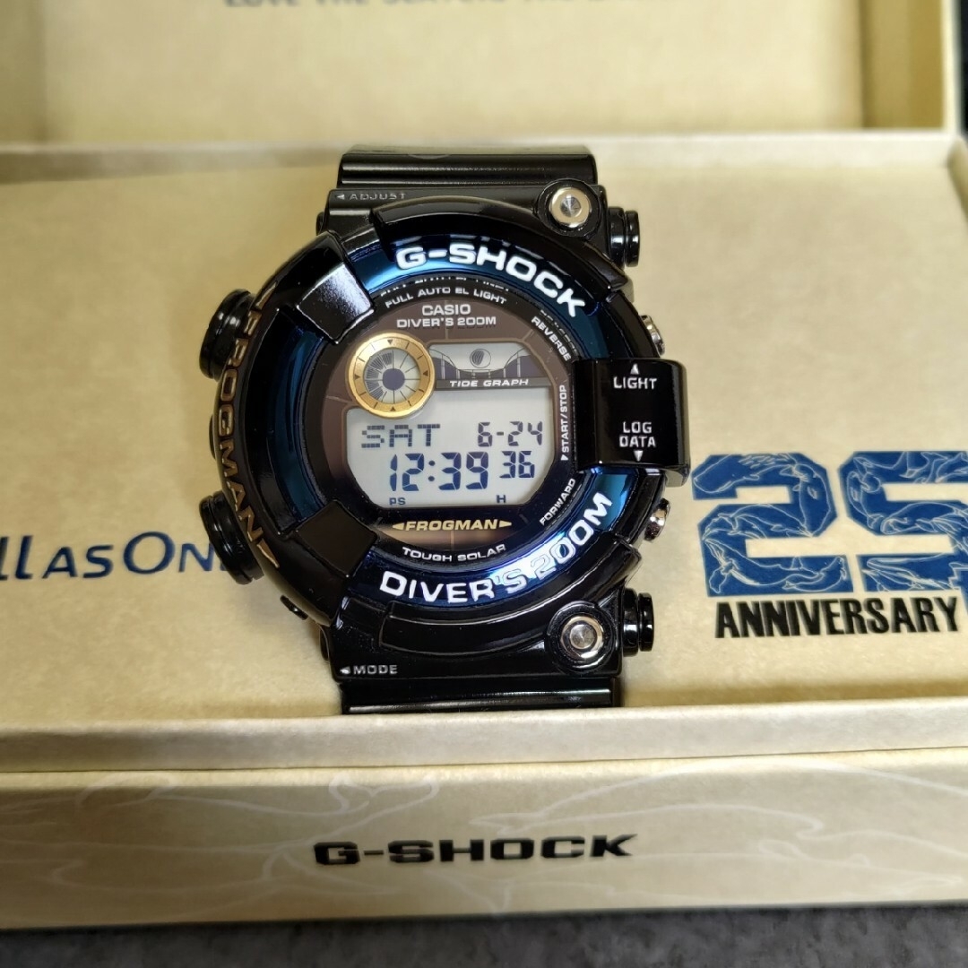 G-SHOCK(ジーショック)の G-SHOCK 2019 イルクジ フロッグマン 染色カスタム品 メンズの時計(腕時計(デジタル))の商品写真