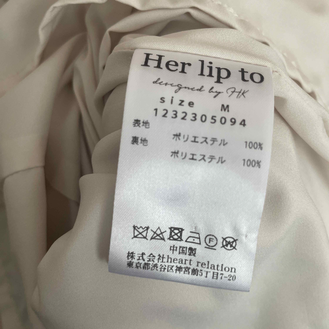 Her lip to(ハーリップトゥ)のher lip to Tulip Chiffon Long Dress レディースのワンピース(ロングワンピース/マキシワンピース)の商品写真