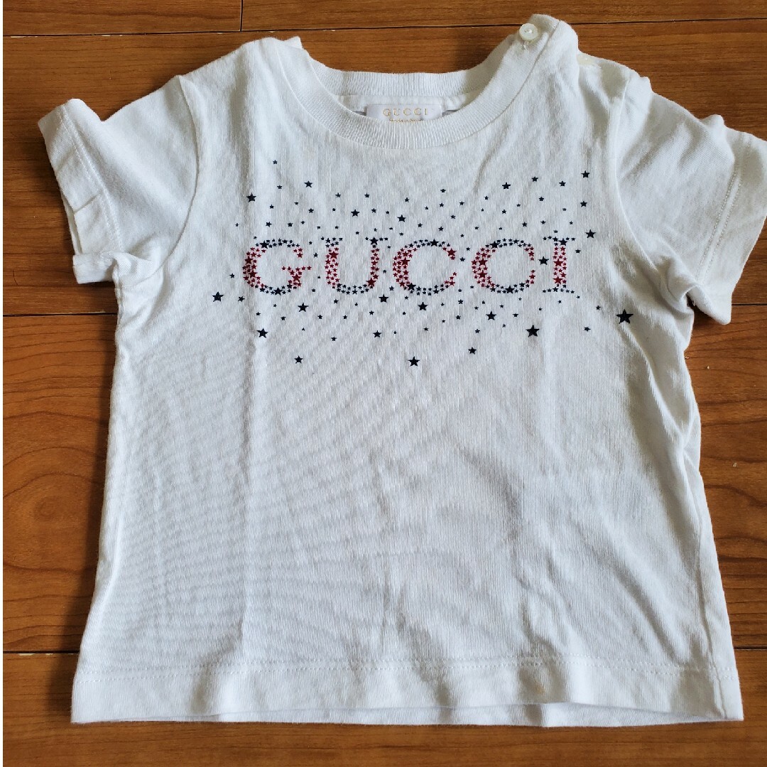 Gucci(グッチ)のGUCCI ベビーTシャツ　9-12M　男女兼用 キッズ/ベビー/マタニティのベビー服(~85cm)(Ｔシャツ)の商品写真