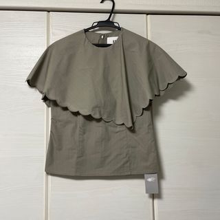 デミルクスビームス(Demi-Luxe BEAMS)の【値下げ】【新品】ビッグカラーブラウス(シャツ/ブラウス(半袖/袖なし))