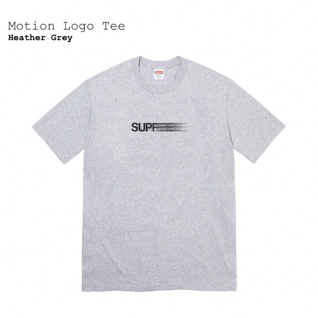 Supreme(シュプリーム)のsupreme motion logo grey s メンズのトップス(Tシャツ/カットソー(半袖/袖なし))の商品写真