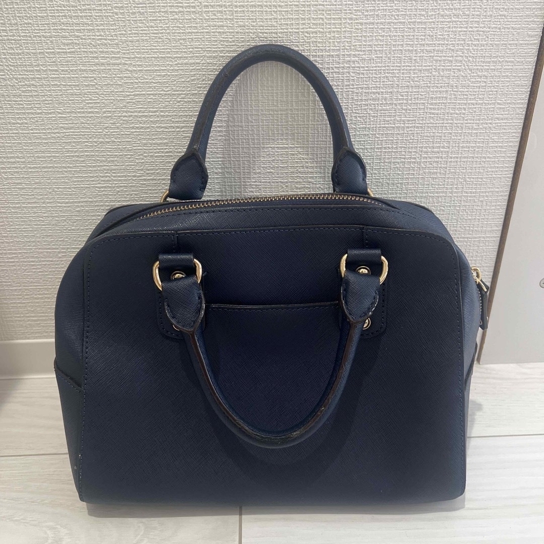Michael Kors - MICHAEL CORS バック ショルダーベルト有 ネイビーの