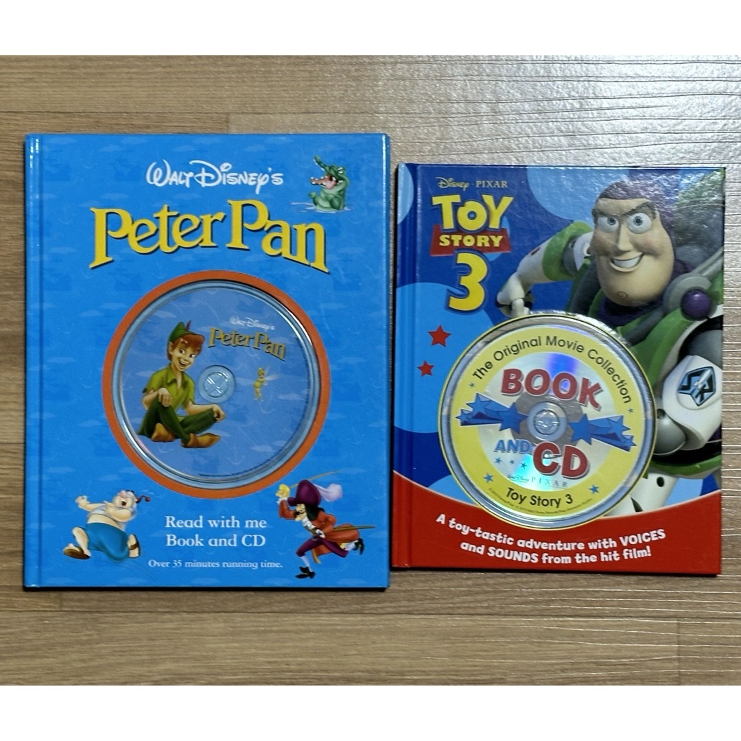 BOOK AND CD TOYSTORY3 PeterPan エンタメ/ホビーの本(洋書)の商品写真