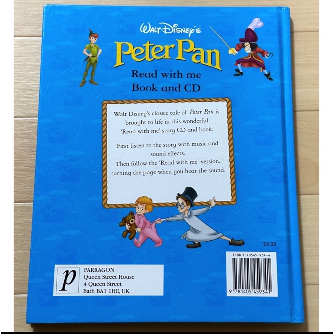 BOOK AND CD TOYSTORY3 PeterPan エンタメ/ホビーの本(洋書)の商品写真