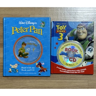 BOOK AND CD TOYSTORY3 PeterPan(洋書)