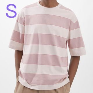 ユニクロ(UNIQLO)のユニクロU ボーダーTシャツ S(Tシャツ/カットソー(半袖/袖なし))