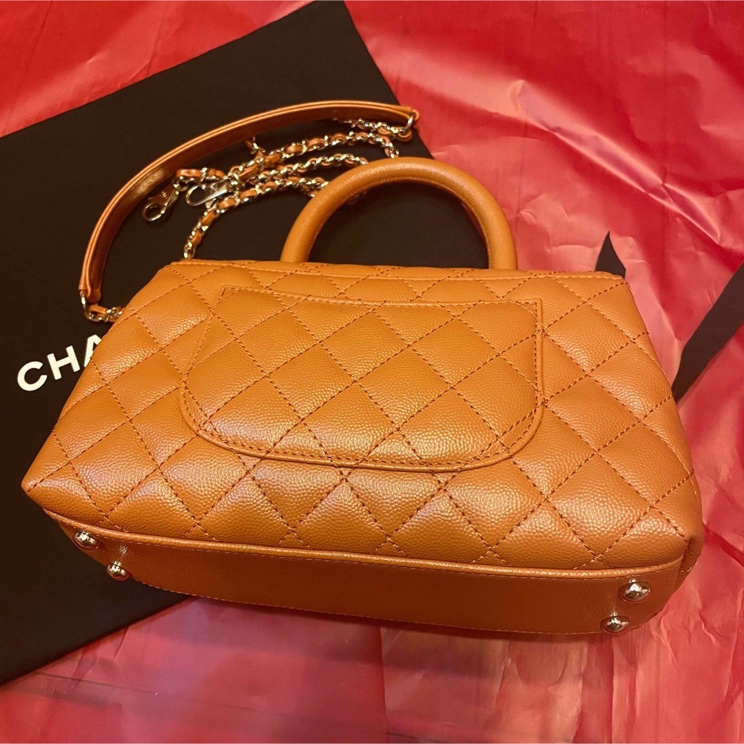 CHANEL - 【週末価格】シャネル ココハンドル XS 24 マロン ベージュ