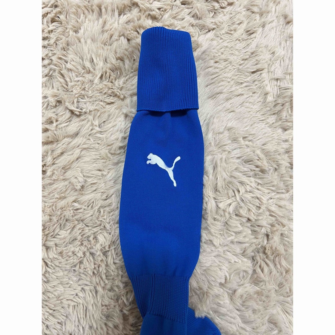 PUMA(プーマ)のプーマ　PUMA サッカーソックス　1P 22〜24cm ブルー スポーツ/アウトドアのサッカー/フットサル(ウェア)の商品写真