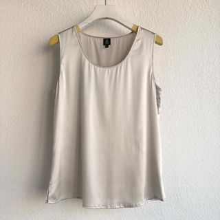 オスクレン(OSKLEN)のOSKLEN 100%SILK TOP シルクベスト S サイズ　新品未使用(カットソー(半袖/袖なし))