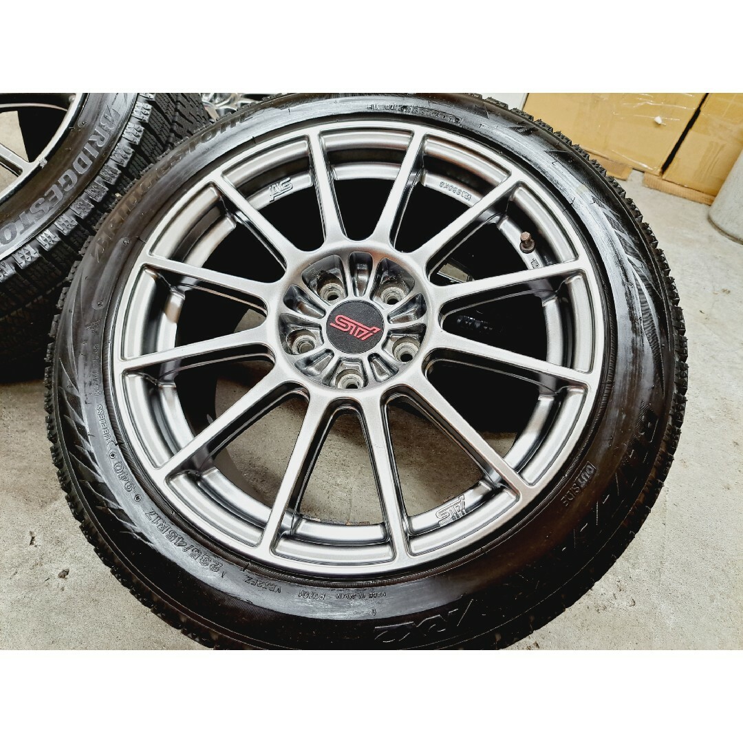 スバル WRX STI スペックCタイプRA 純正ホイールタイヤ スタッドレス