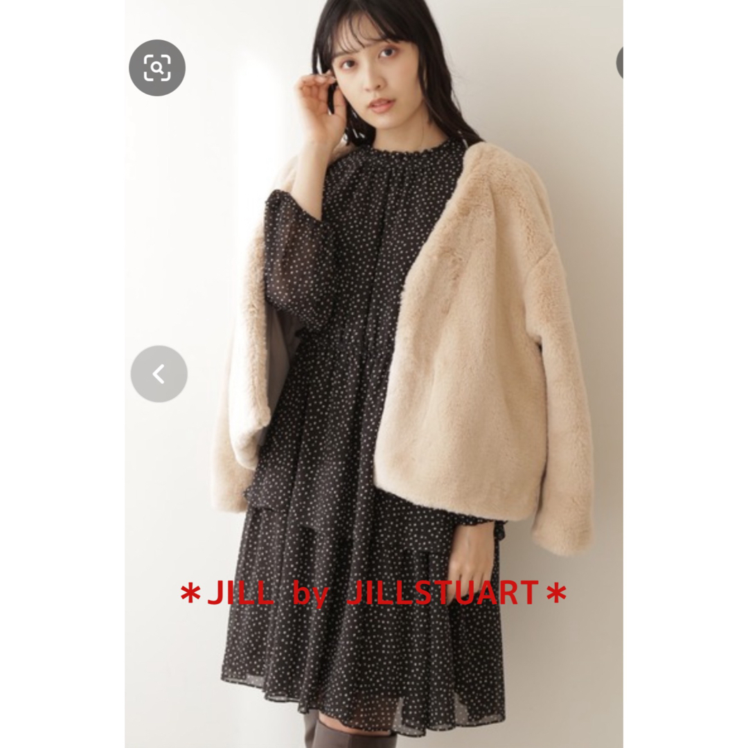 JILL by JILLSTUART - フェイクファーノーカラージャケット