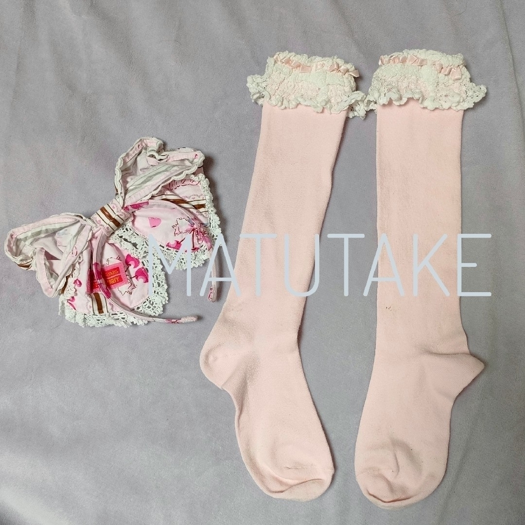 買取案内 BABYtheSTARS チェリーリボン柄カチューシャ＋おまけ ...