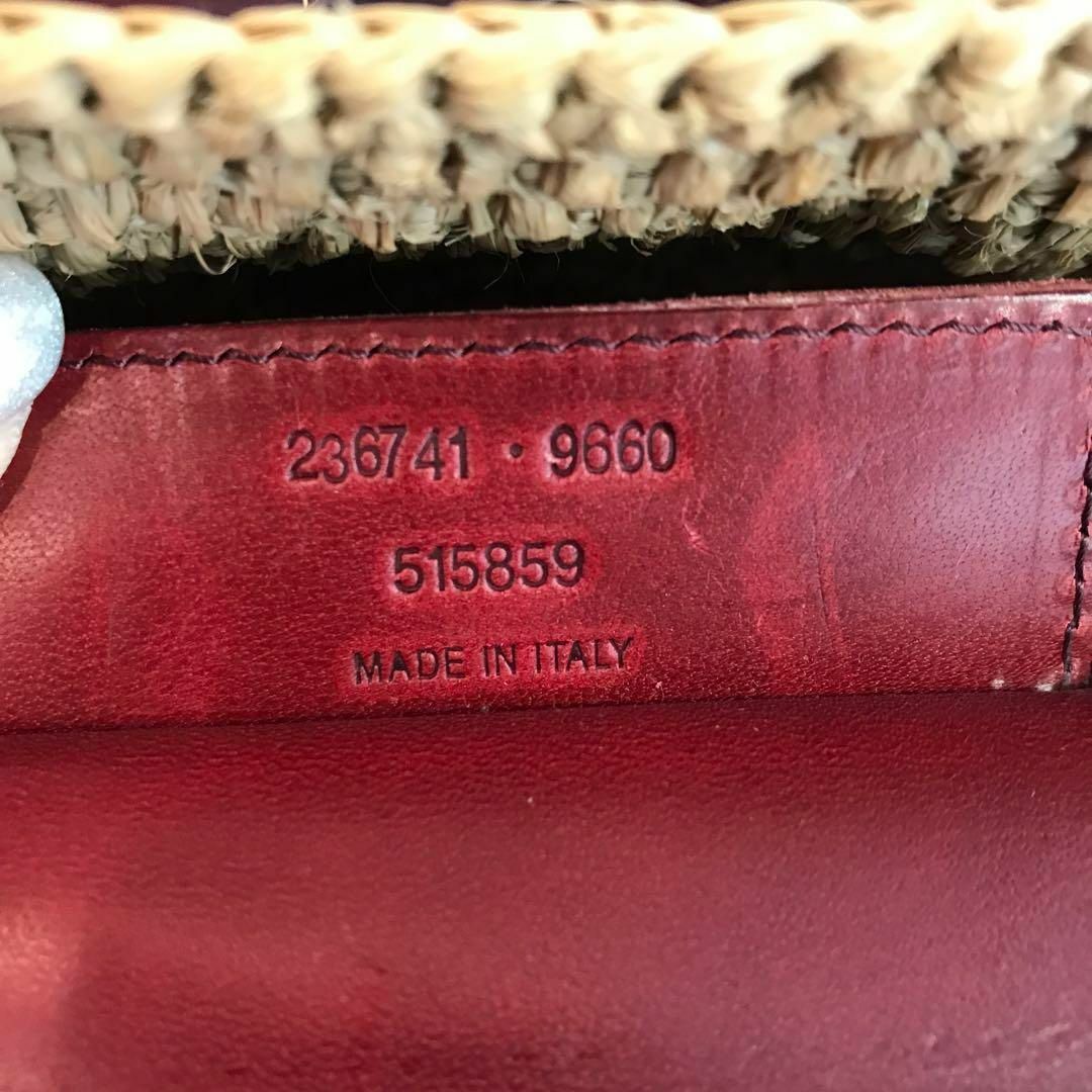BALENCIAGA バレンシアガ ラフィア かごバッグ ミラー付き ハンド