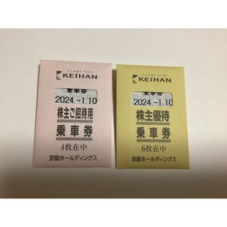 京阪株主優待乗車券　(鉄道乗車券)