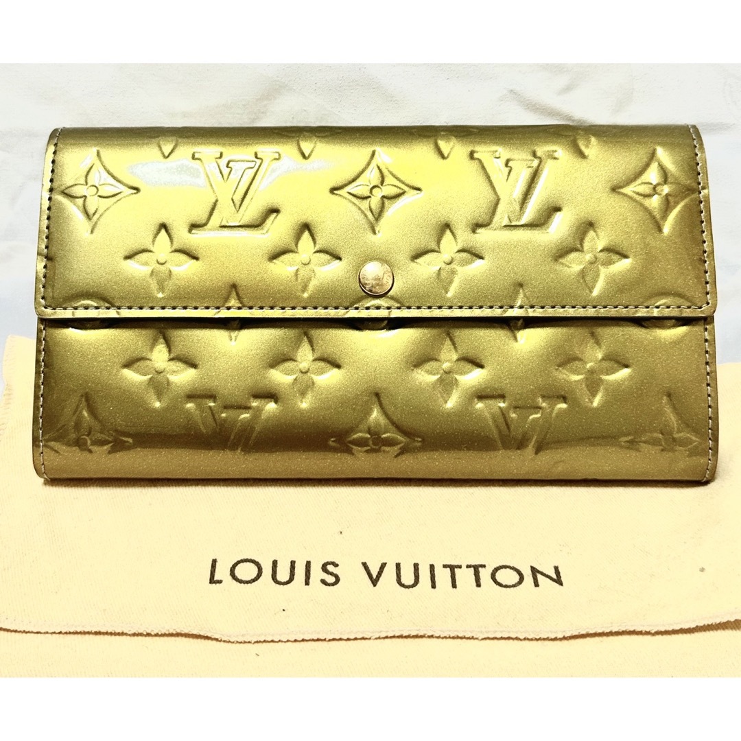 LOUISVUITTON ウォレット モノグラムヴェルニ ポルトフォイユ サラ