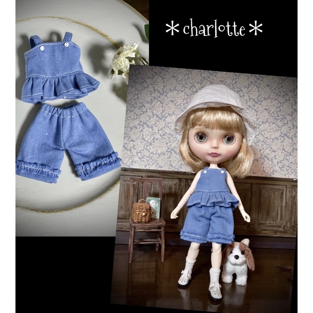 ブライスアウトフィット　ブライス洋服9点セット　＊charlotte＊ ハンドメイドのぬいぐるみ/人形(その他)の商品写真