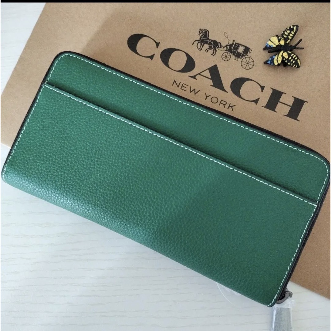 COACH コーチ アコーディオン ウォレット・トロンプルイユ プリント