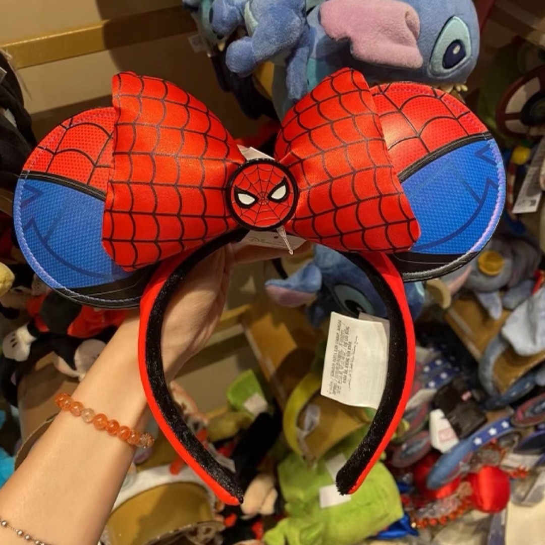 香港ディズニー正規品　スパイダーマン　カチューシャ