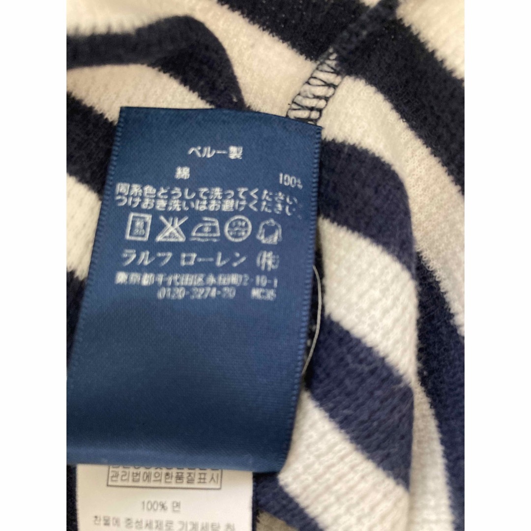 Ralph Lauren(ラルフローレン)のラルフローレン  150 ボーダー　赤ポニー❤️ キッズ/ベビー/マタニティのキッズ服男の子用(90cm~)(Tシャツ/カットソー)の商品写真