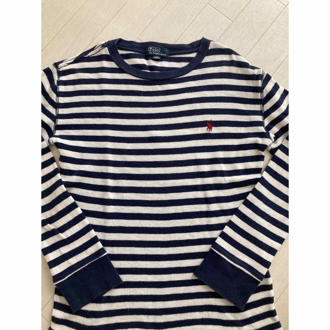 Ralph Lauren(ラルフローレン)のラルフローレン  150 ボーダー　赤ポニー❤️ キッズ/ベビー/マタニティのキッズ服男の子用(90cm~)(Tシャツ/カットソー)の商品写真