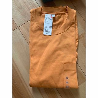 ユニクロ(UNIQLO)のウォッシュコットンクルーネックTシャツ（長袖）(Tシャツ/カットソー(七分/長袖))