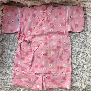 アカチャンホンポ - 【SALE】90㎝　ことり柄甚平　ピンク　和柄　可愛い　女の子