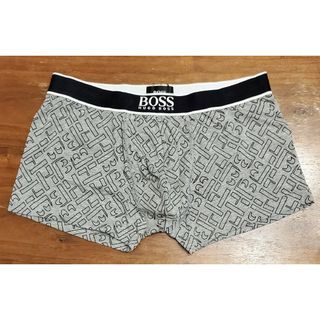 ヒューゴボス(HUGO BOSS)のヒューゴボス　新品　メンズ　ボクサーパンツ(HB/グレーM)(ボクサーパンツ)