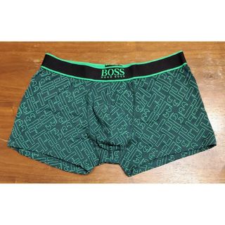 ヒューゴボス(HUGO BOSS)のヒューゴボス　新品　メンズ　ボクサーパンツ(HB/グリーンM)(ボクサーパンツ)