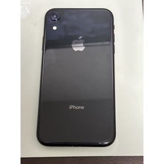 アップル(Apple)のiPhone XR 64G ブラック　simフリー(スマートフォン本体)