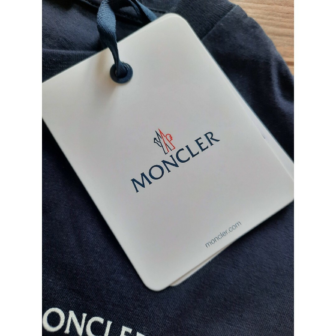 【最終価格！】新品　MONCLER モンクレール　ロゴT ネイビー　12A